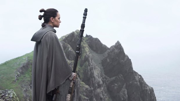Star Wars: The Last Jedi: Daisy Ridley as Rey. 