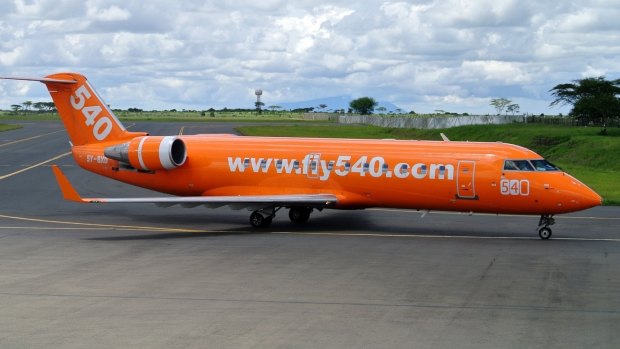 At $A127,000, this Fly540 CRJ100 jet is one of the more expensive planes up for sale.
