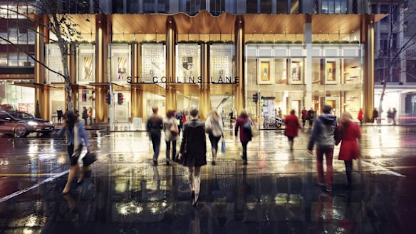 An artist's impression of the St Collins Lane redevelopment.