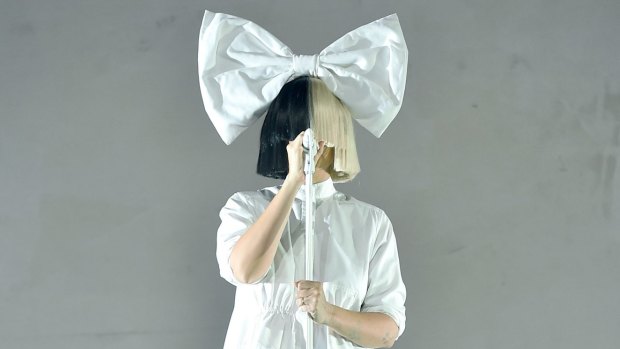 Brilliant performance ... Sia and dancer Maddie Ziegler (out of frame) perform onstage during day 3 of the 2016 Coachella Valley Music and Arts Festival in Indio, California. 