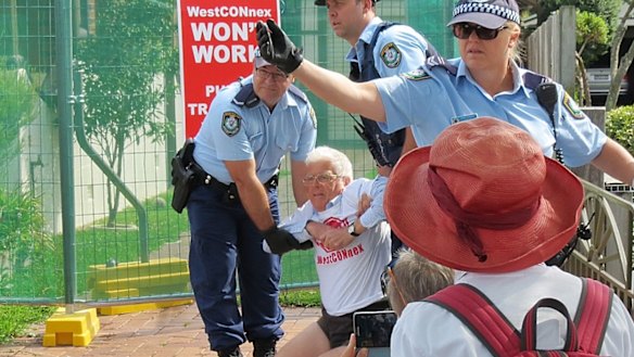 People have occupied buildings that are due to be demolished for WestConnex. 