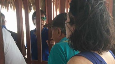 Dr Rebecca Gomperts, right, director of Women on Waves, was denied entry at the pier in Guatemala.