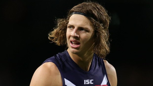 Nathan Fyfe of the Fremantle Dockers is in contention for the Brownlow.