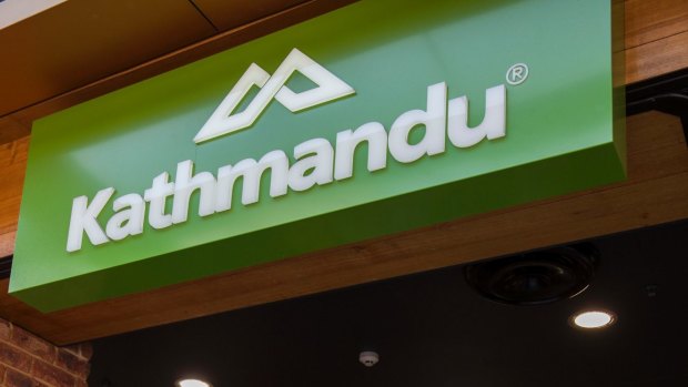 Kathmandu shares fell 12 per cent after the sluggish sales figures were released.