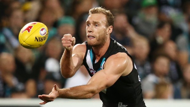 The AFL umpires coach says Jack Hombsch of Port Adelaide is one player who should have been penalised for a delibrate rushed behind.