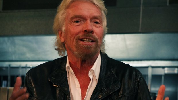 Sir Richard Branson says he's happy with Virgin Australia's performance.
