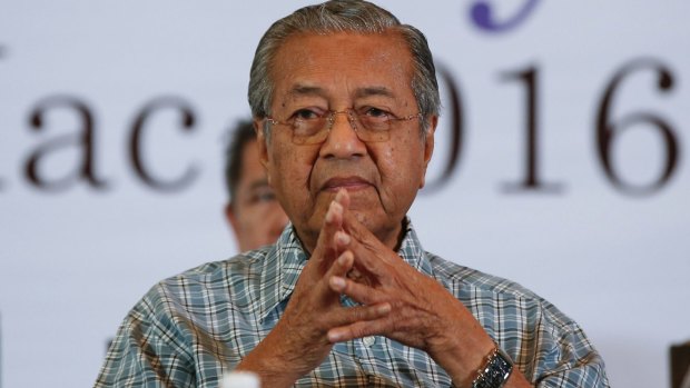 Malaysia's former Prime Minister Mahathir Mohamad: "People are afraid of this government." 