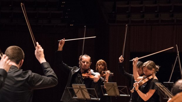 Richard Tognetti leads the Australian Chamber Orchestra.