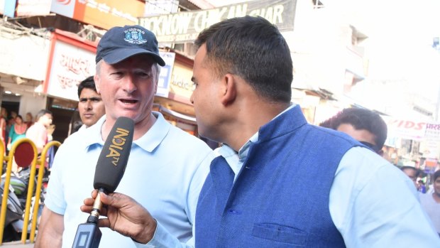 Steve Waugh travelled to India and scattered Rudd's ashes, which was covered by Indian media.
