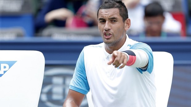 Kyrgios says he's not concerned at all about the fines he's facing. 