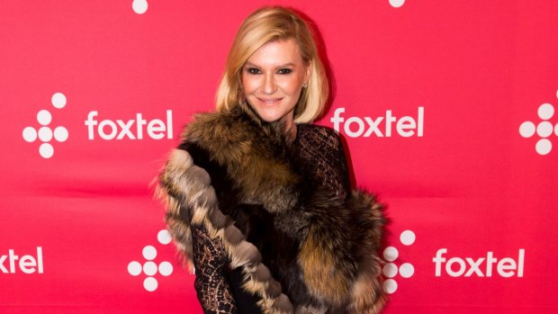Victoria Rees arrived at the Hordern Pavilion draped in the fluffy pelt of unknown species.