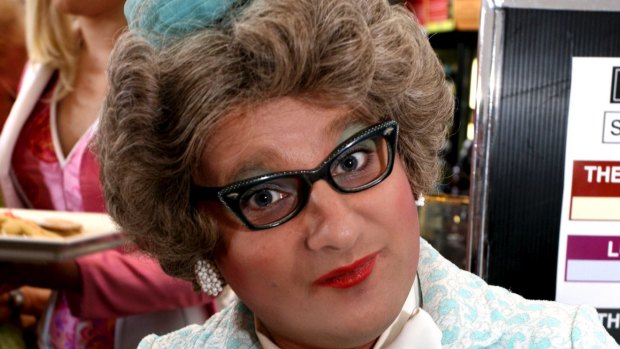 Aunty Mavis at the bake off, which is always a day of high camp cooking, drag queens and disco.
