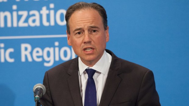 Health Minister Greg Hunt says the government is against a soft drinks tax.