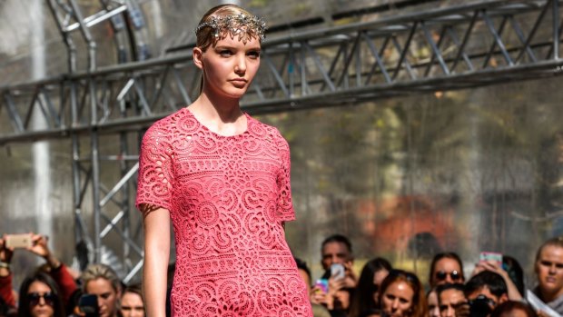 Pink, lace and crowns are the fashion trifecta for this spring carnival.