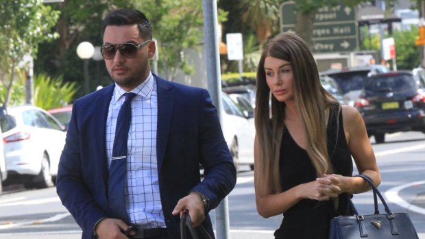 Salim Mehajer, here with wife Aysha, has made several appearances in Sydney courts. 