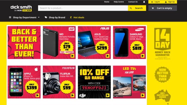 The Dick Smith brand lives on online. 