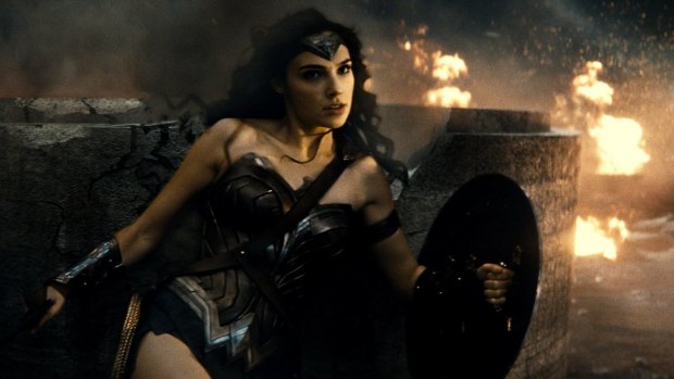 Gal Gadot as Wonder Woman in <i>Batman v Superman: Dawn of Justice</i>.