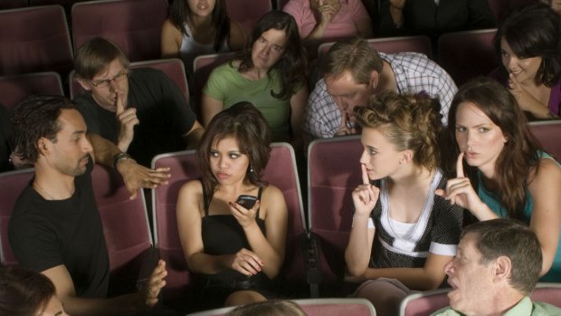 Letting millennials use mobile phones in cinemas? Please God no. 