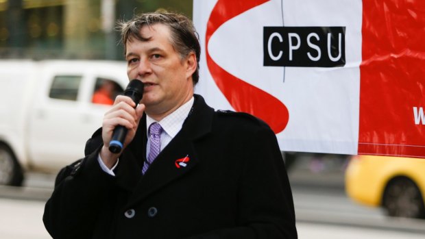 CPSU deputy national president Rupert Evans