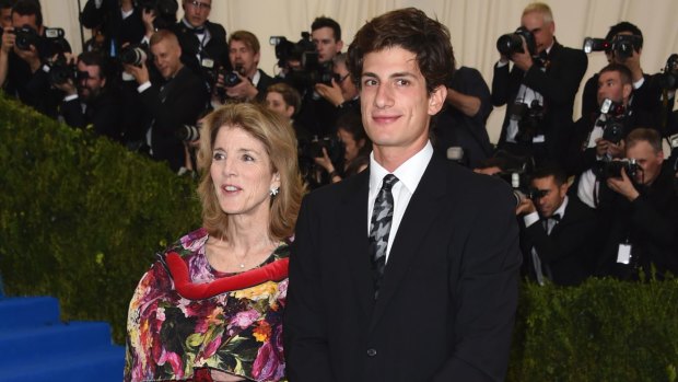 Caroline Kennedy, left, and John "Jack" Schlossberg attend The Metropolitan Museum of Art's Costume Institute benefit gala in early May, 2017, in New York.