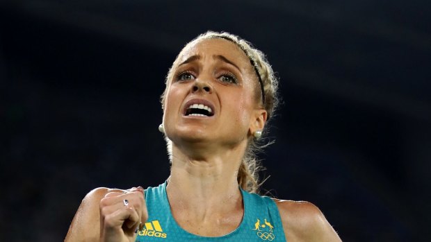 Breakout year: Genevieve Lacaze set her 15th personal best of 2016 when she finished sixth in the 3000m steeplechase at a Diamond League meet in Paris.