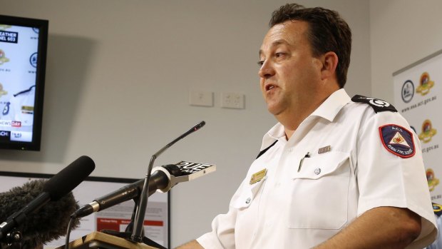 ACT Rural Fire Service chief officer Andrew Stark has warned of dangerous fire conditions on Sunday.