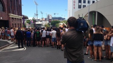 Thousands lined up in Brisbane to get into Stereosonic.