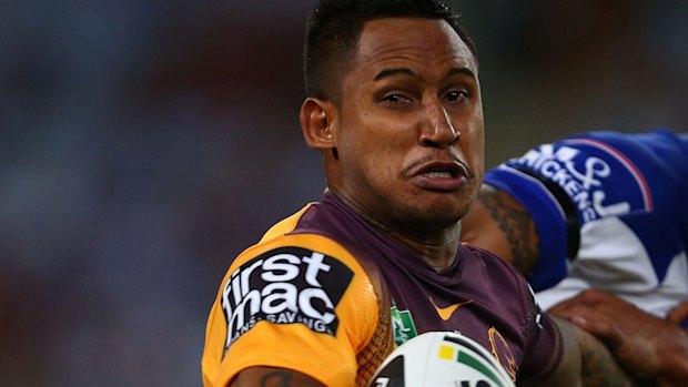 Shark target ... Ben Barba in action for Brisbane last season.