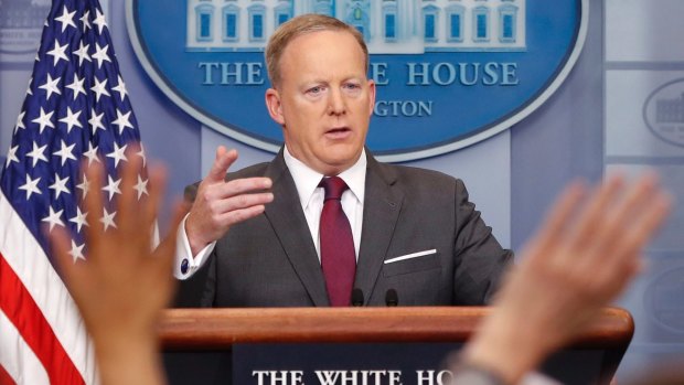 Press secretary Sean Spicer told reporters that the lawmakers would be briefed by several senior administration officials
