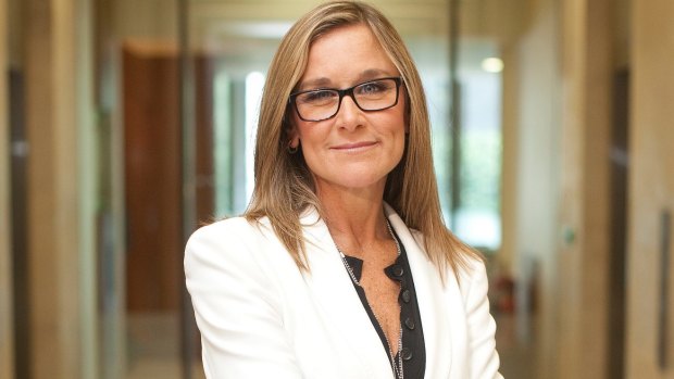 Angela Ahrendts is senior vice-president of retail and online sales at Apple.