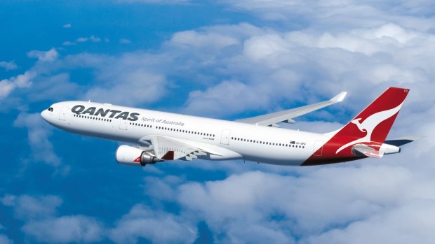 Shares in Qantas fell 5Â¢ to $2.44 on Monday amid a further increase in oil prices.