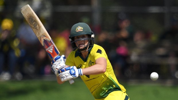 Big game player: Ellyse Perry is relishing the extra batting responsibility she has been given.