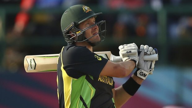 A chance to impress his next employers: Shane Watson will play for Australia against Bangladesh in Bangalore.