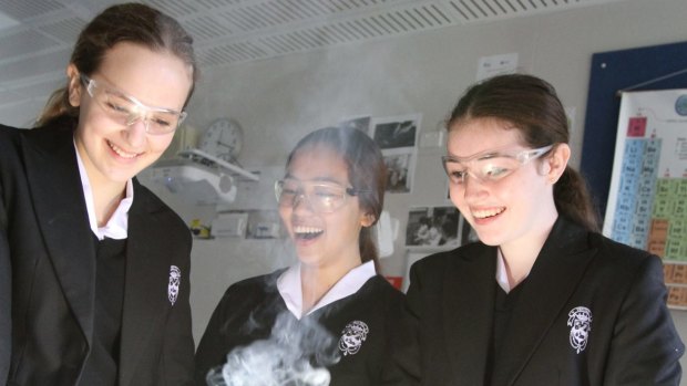 IB Diploma study in years 11-12 at school includes higher-level sciences.