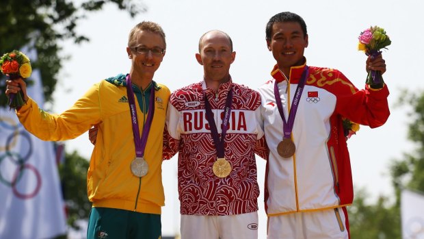 Move aside: London silver medallist Jared Tallent will now be presented with the gold.