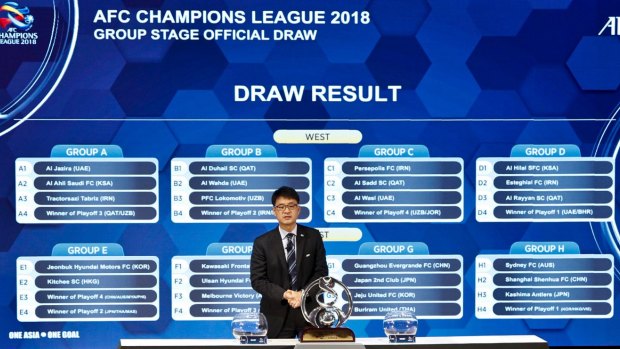 The ACL draw is announced in Malaysia on Wednesday.