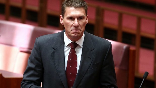 Cory Bernardi has demanded answers from the AIS on its dining hall meats. 