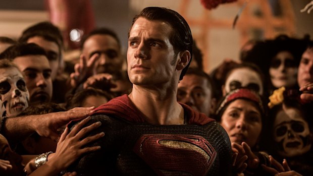 Henry Cavill as Superman.