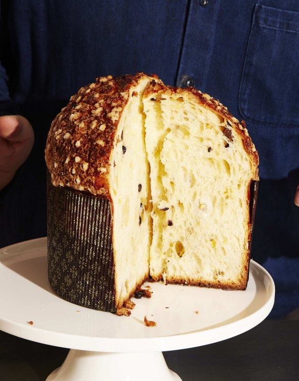 All Are Welcome bakery's artisan panettone. 