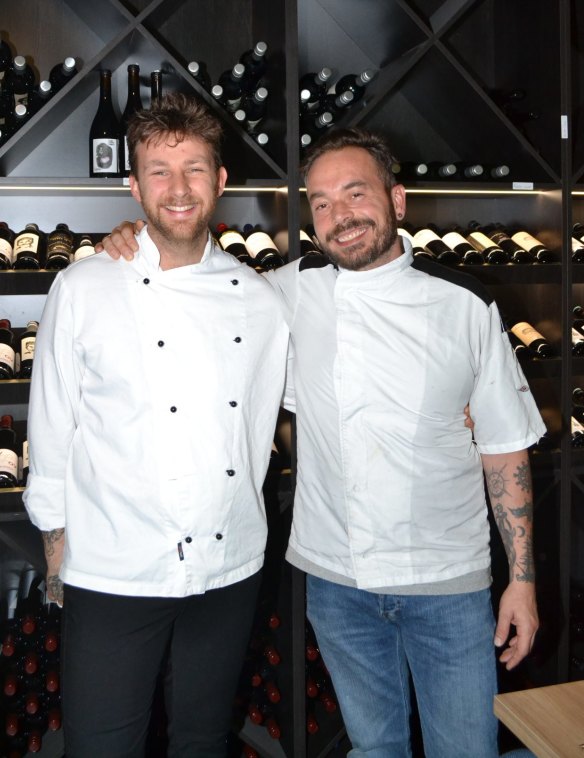 Gigi's Italian-born chefs Marco Dazzan (left) and Cesare Magistro.