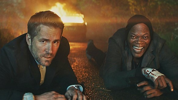 The Hitman's Bodyguard  pairs Ryan Reynolds (left) as a bodyguard with Samuel L. Jackson's invincible hitman.
