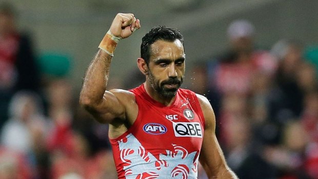 The supporter said his comment was not specifically directed at Adam Goodes.