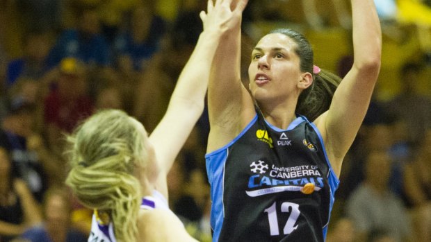 Capitals captain Marianna Tolo has put the pressure on herself to return Canberra to winning ways. 