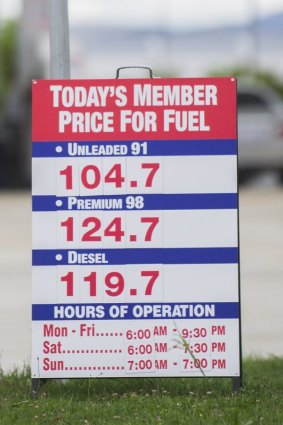 And Costco was also selling petrol for 104.7 cents per litre.