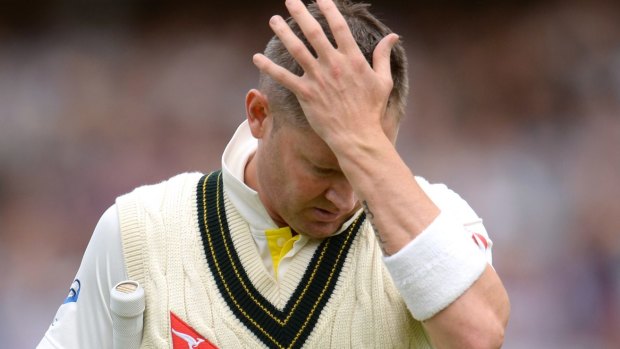 Defended his shot choice: Michael Clarke.