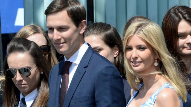 Ivanka Trump in Poland with her husband, Jared Kushner, a senior adviser to President Donald Trump, during the President's recent European trip.