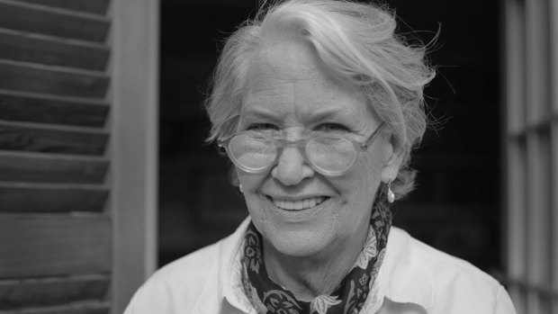 Author Annie Dillard in Key West, Florida.