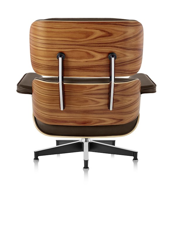 The Eames chair's iconic shape was made using moulded plywood.