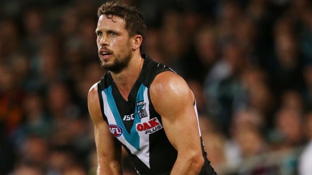 Port Adelaide is sweating on Travis Boak's fitness. 