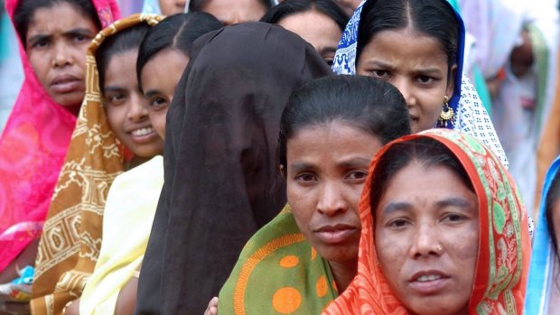 Women in Assam, the north-eastern state of India where Bodo insurgents regularly kill Indians of different ethnicities. 